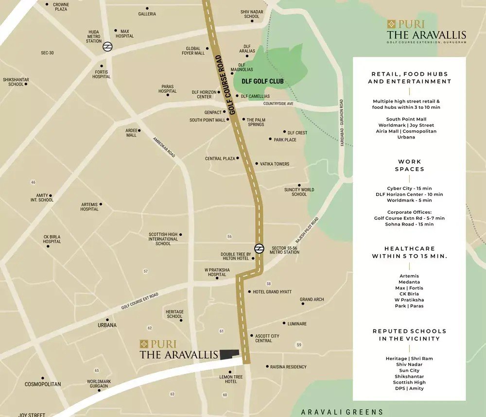 puri-the-aravallis-location-advantages